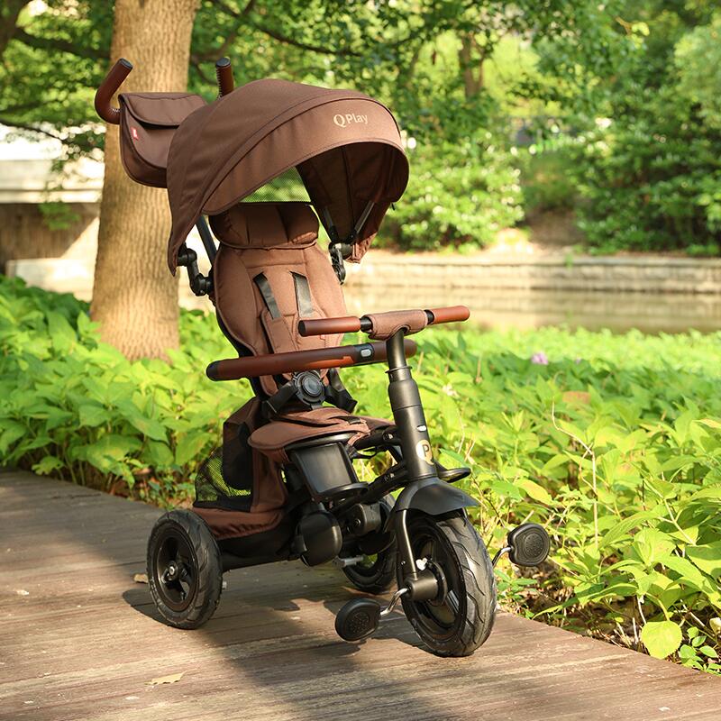 QPlay Rito Deluxe otroški tricikel - Brown