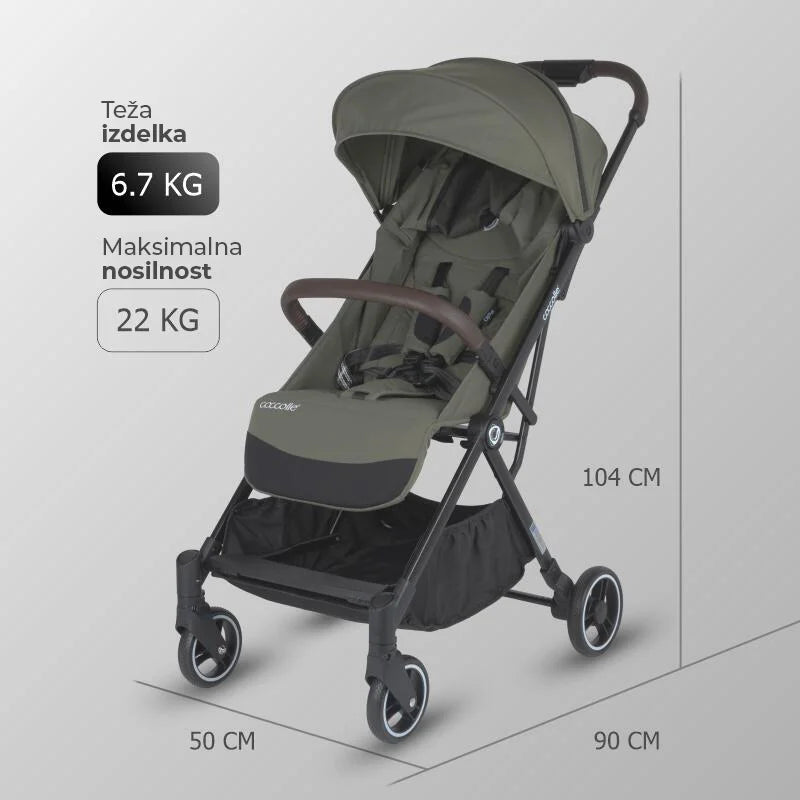 Coccolle® Melia premium športni voziček - Sage Shadow