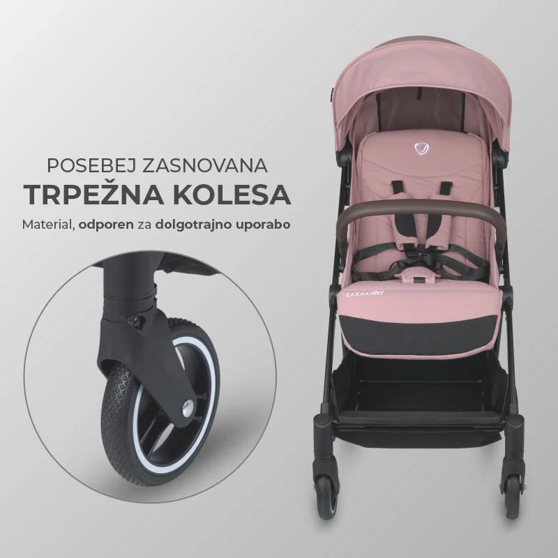 Coccolle® Melia premium športni voziček - Blush Rose