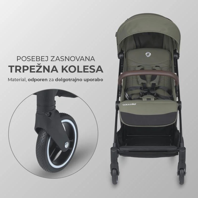 Coccolle® Melia premium športni voziček - Sage Shadow