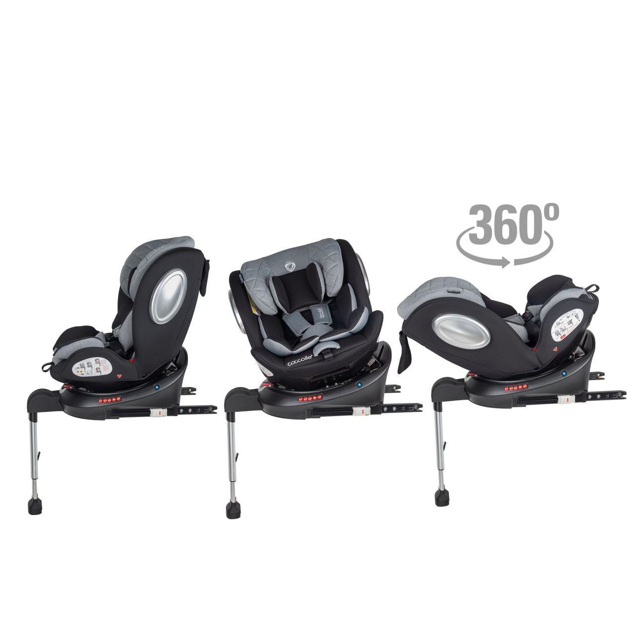 Coccolle Vigo i-Size 360° (40-150 cm) otroški avtosedež – Diamond Black