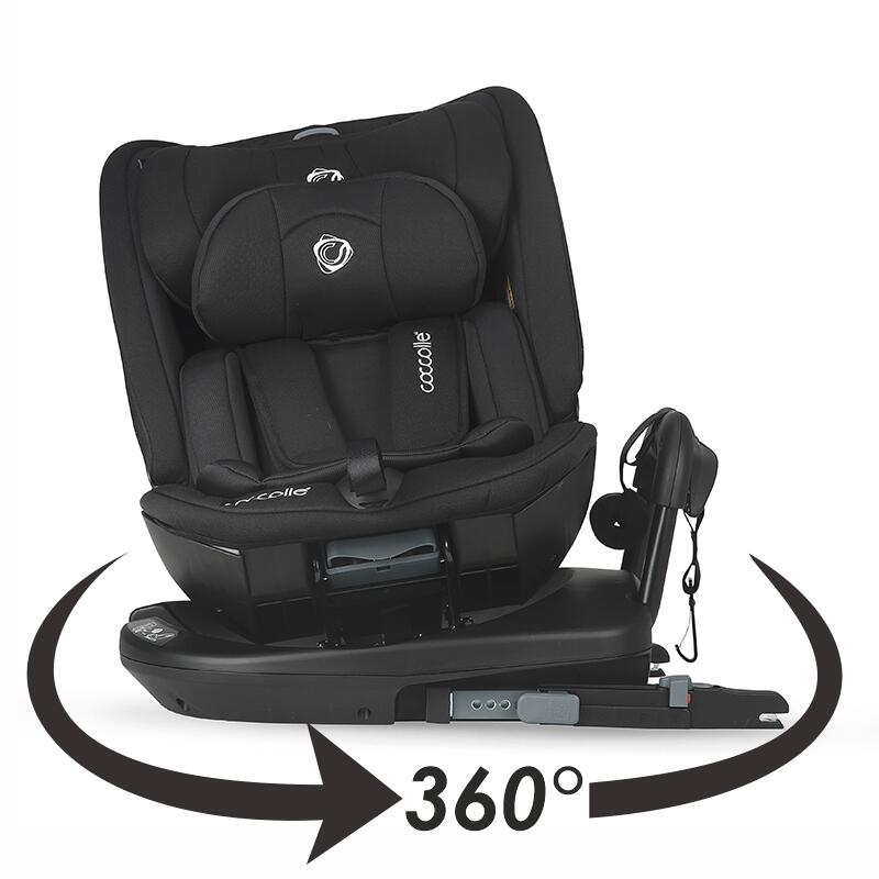 Coccolle Velsa 360° i-Size (40-150 cm) otroški avtosedež - Jet Black