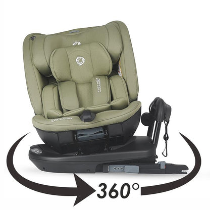 Coccolle Velsa 360° i-Size (40-150 cm) otroški avtosedež - Moss Green