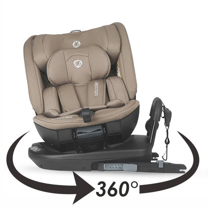 Coccolle Velsa 360° i-Size (40-150 cm) otroški avtosedež - Taupe Brown