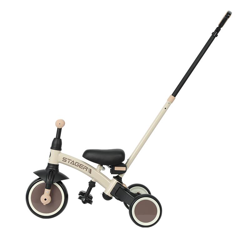 QPlay STAGER otroški tricikel 3v1 - Brown