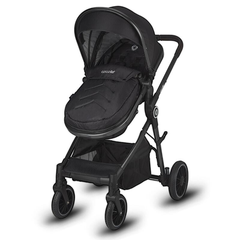 Coccolle Ago otroški voziček 3v1 – Diamond black