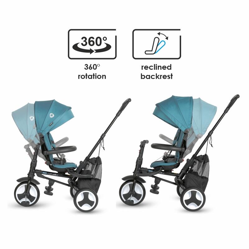 Coccolle Spectra Plus Premium otroški tricikel - Atlantic Blue