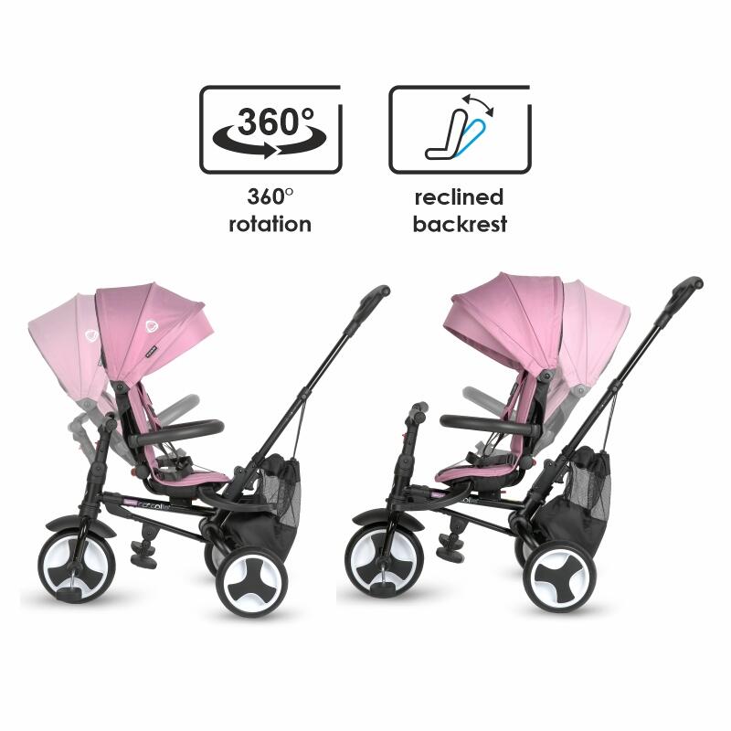 Coccolle Spectra Plus Premium otroški tricikel - Orchid Violet