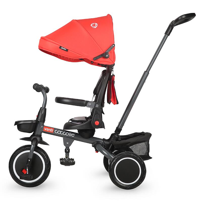 Coccolle Venti večnamenski otroški tricikel - Chili Pepper