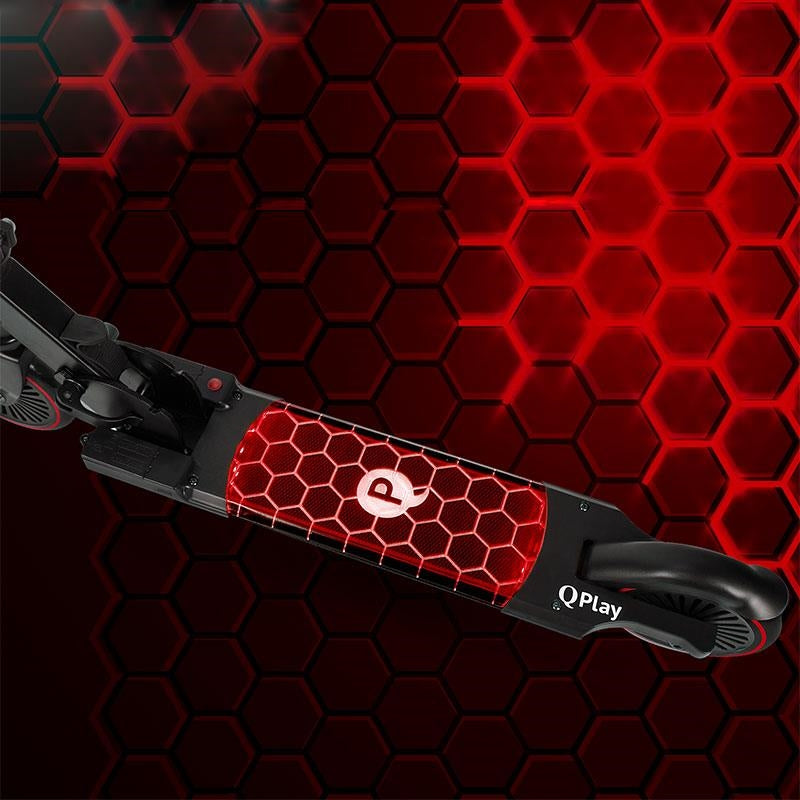 QPlay Honeycomb LED otroški skiro - Red