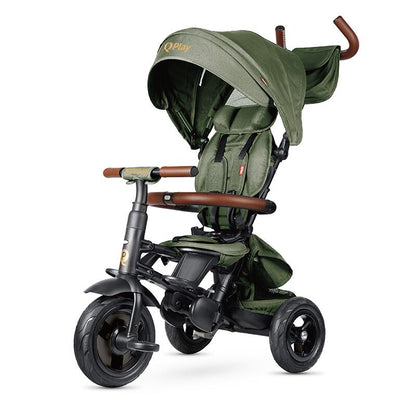 QPlay Rito Deluxe otroški tricikel - Olive Green