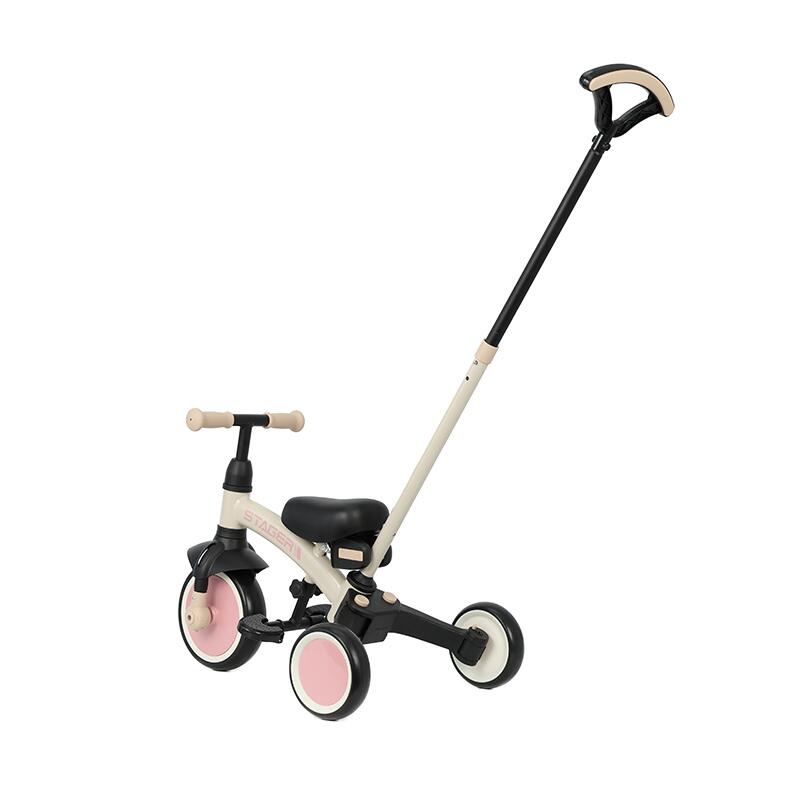 QPlay STAGER otroški tricikel 3v1 - Pink