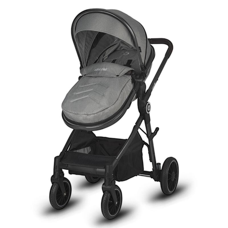 Coccolle Ago otroški voziček 3v1 – Neutral grey