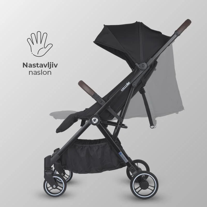 Coccolle® Melia premium športni voziček - Diamond Black