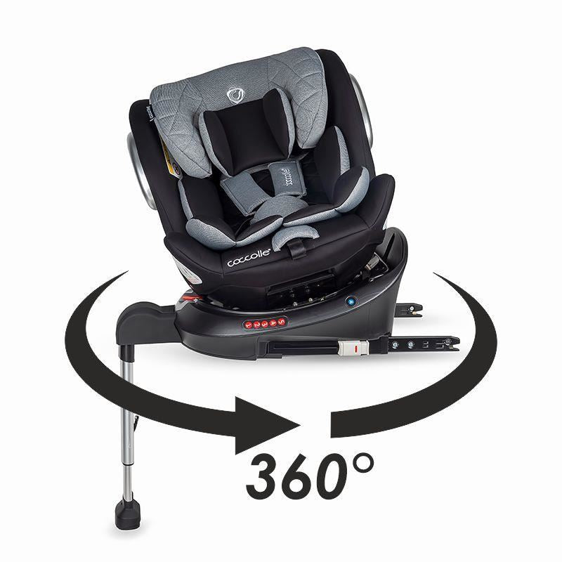 Coccolle Vigo i-Size 360° (40-150 cm) otroški avtosedež – Diamond Black