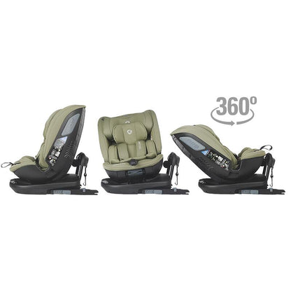 Coccolle Velsa 360° i-Size (40-150 cm) otroški avtosedež - Moss Green