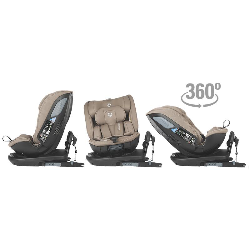 Coccolle Velsa 360° i-Size (40-150 cm) otroški avtosedež - Taupe Brown