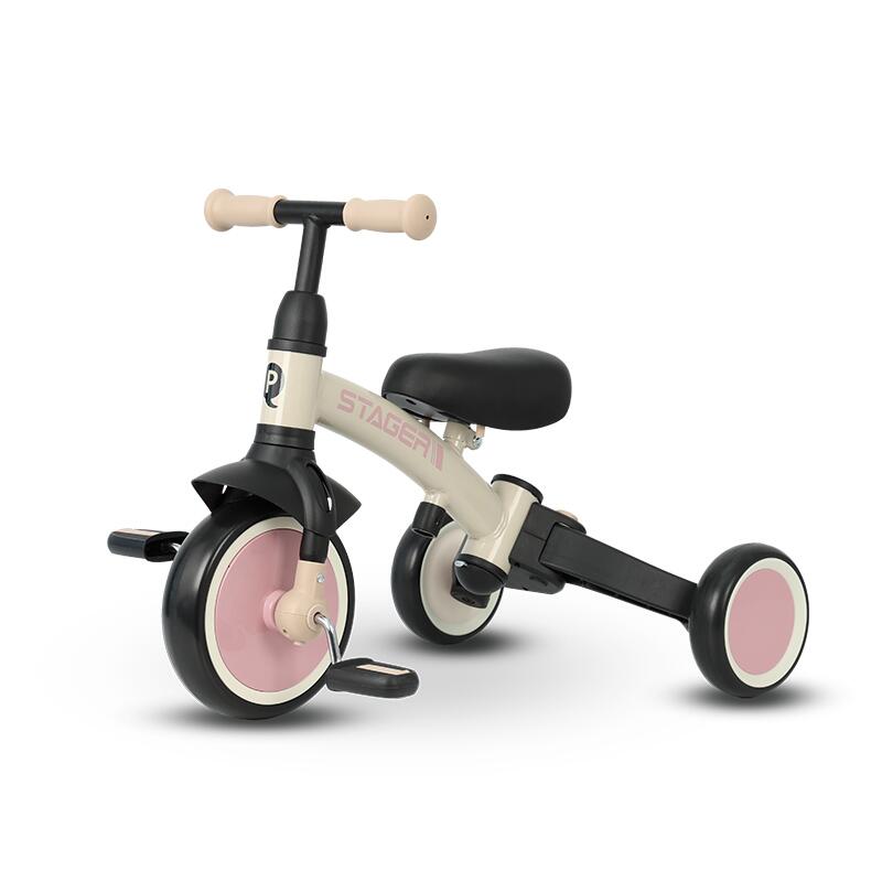 QPlay STAGER otroški tricikel 3v1 - Pink