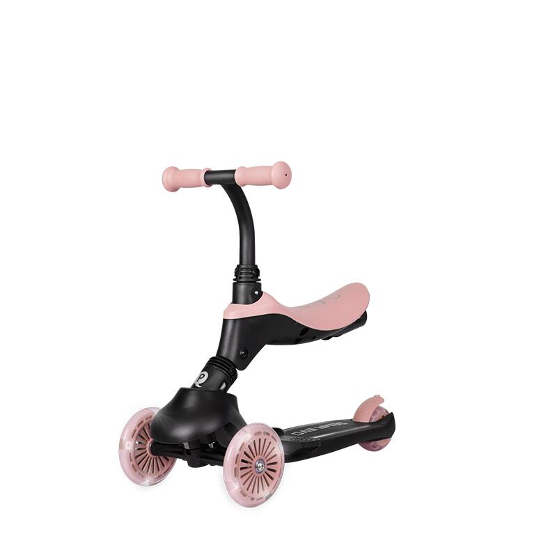 QPlay Sema otroški skiro 6v1 EVO - Pink