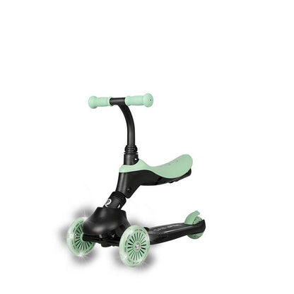 QPlay Sema otroški skiro 6v1 EVO - Green