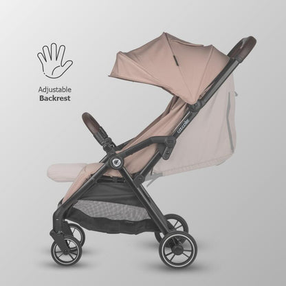 Coccolle Arella športni voziček s samodejnim zlaganjem – Sand beige