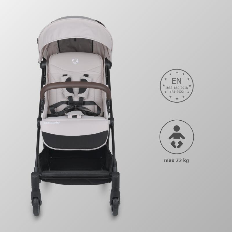 Coccolle® Melia premium športni voziček - Pearl Mist