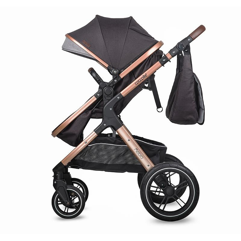 Coccolle Melora otroški voziček 3v1 - Diamond Black