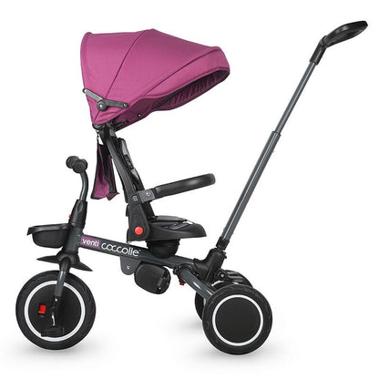 Coccolle Venti večnamenski otroški tricikel - Magenta