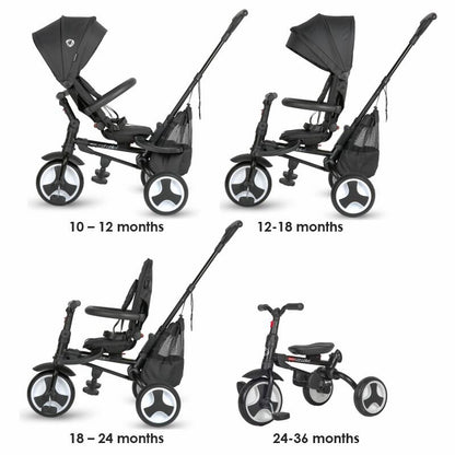 Coccolle Spectra Plus Premium otroški tricikel - Jet Black