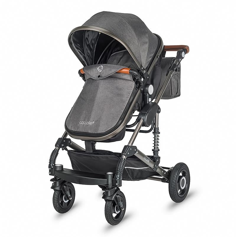 Coccolle Siyana otroški voziček 3v1 – Urban Grey