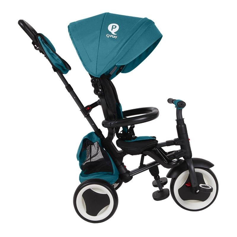 QPlay Rito+ otroški tricikel - Turquoise