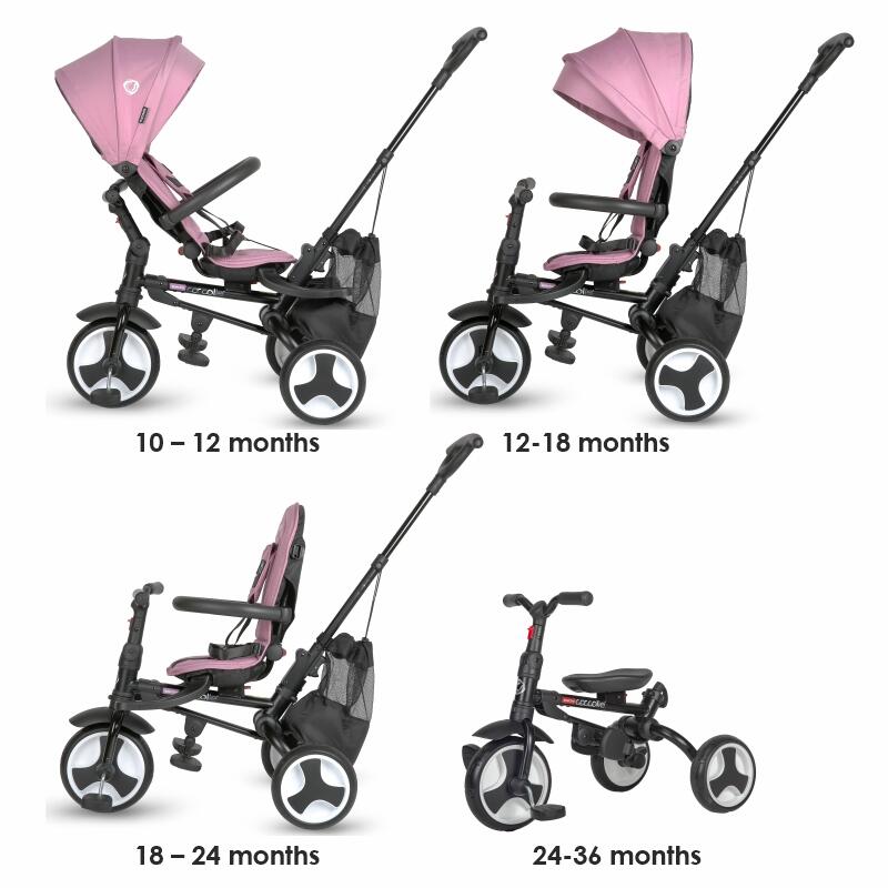 Coccolle Spectra Plus Premium otroški tricikel - Orchid Violet