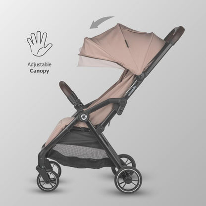 Coccolle Arella športni voziček s samodejnim zlaganjem – Sand beige