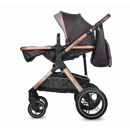 Coccolle Melora otroški voziček 3v1 - Diamond Black