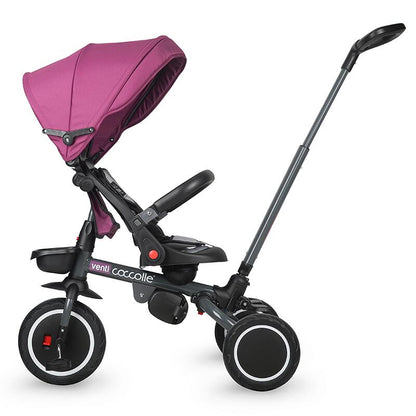 Coccolle Venti večnamenski otroški tricikel - Magenta
