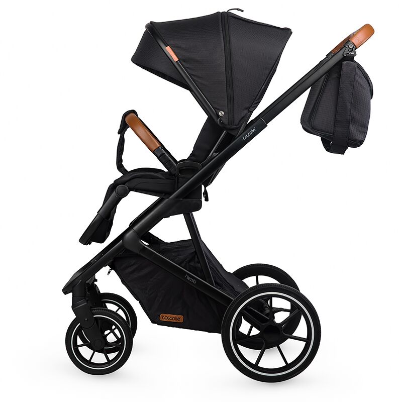 Coccolle Nessia otroški voziček 2v1 – Diamond Black