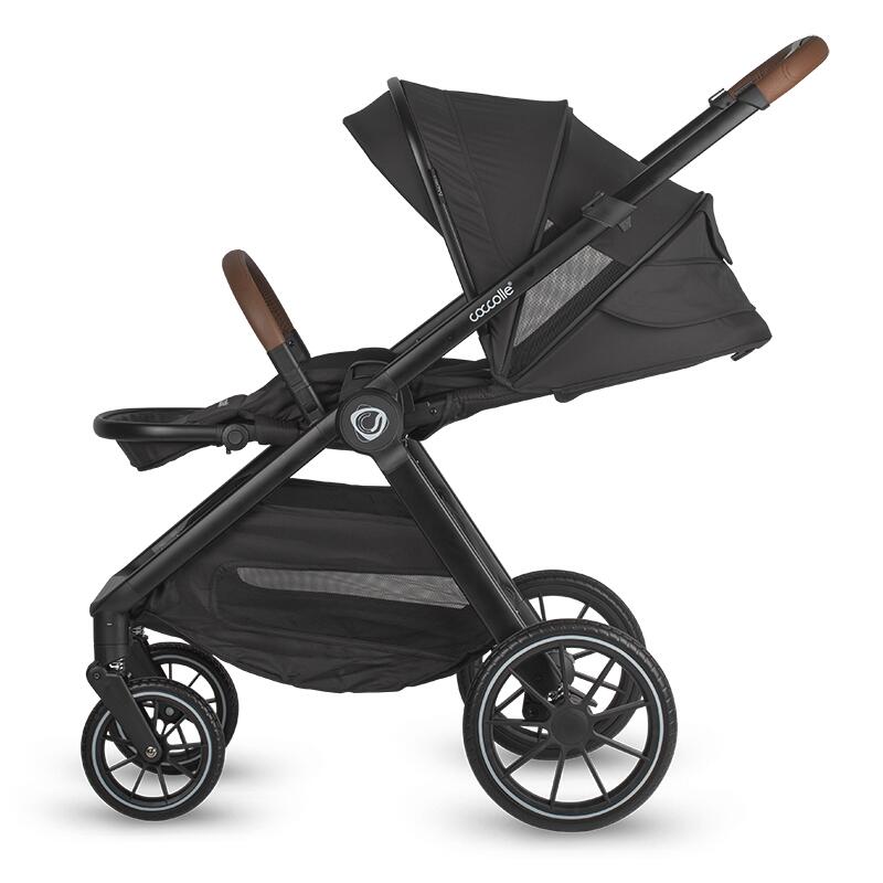 Coccolle Aspen otroški voziček 2v1 – Jet Black