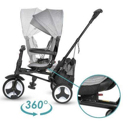 Coccolle Spectra Plus Premium otroški tricikel - Neutral Grey