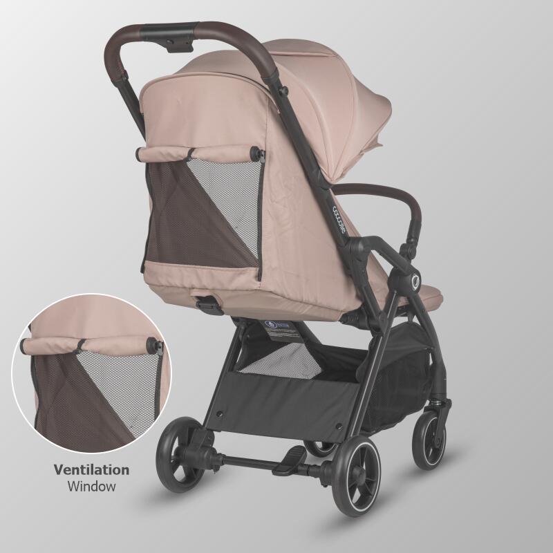 Coccolle Arella športni voziček s samodejnim zlaganjem – Sand beige