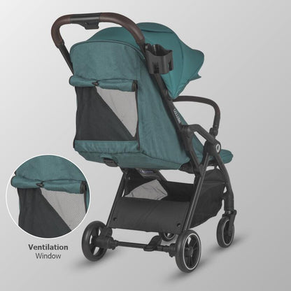 Coccolle Arella športni voziček s samodejnim zlaganjem – Emerald green
