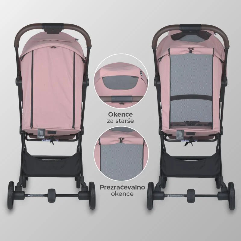 Coccolle® Melia premium športni voziček - Blush Rose