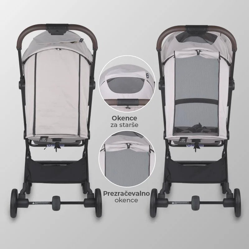 Coccolle® Melia premium športni voziček - Pearl Mist