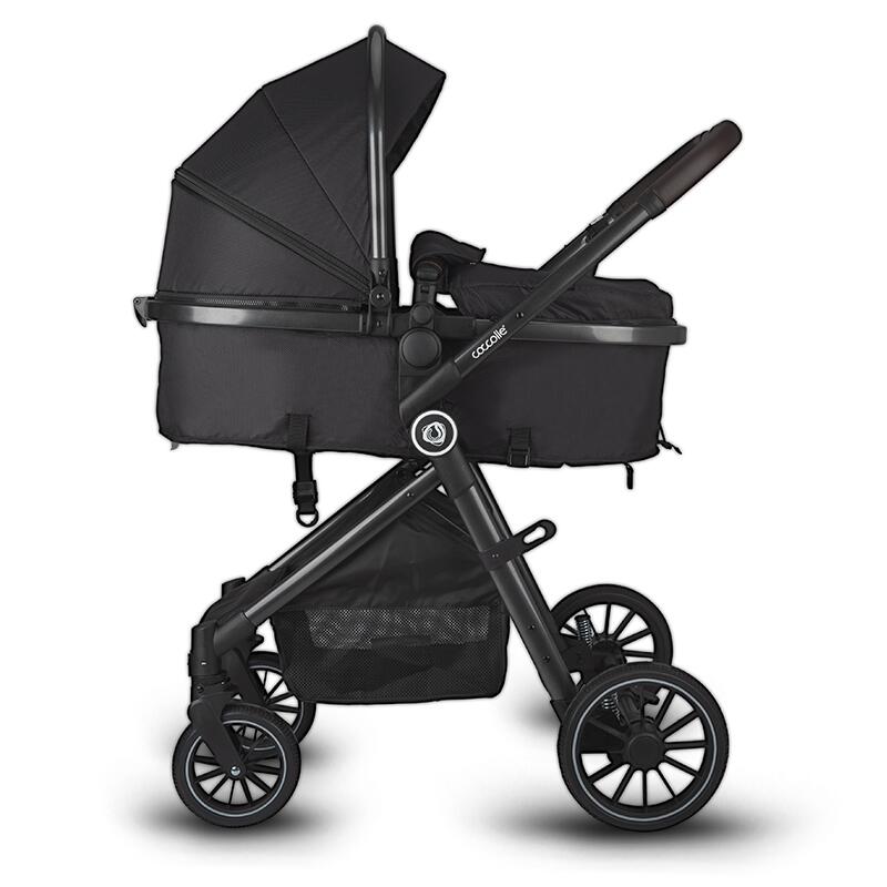 Coccolle Ago otroški voziček 3v1 – Diamond black