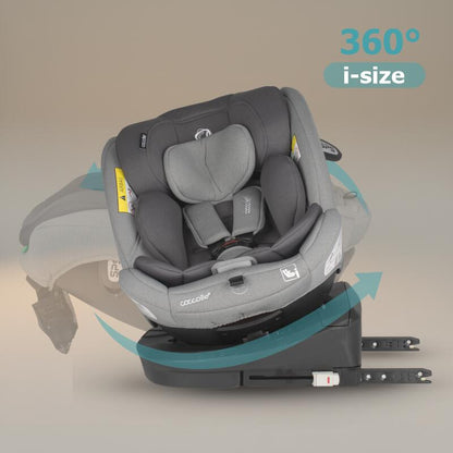 Coccolle Nyota 360° i-Size otroški avtosedež (40-150 cm) – Moonlit grey