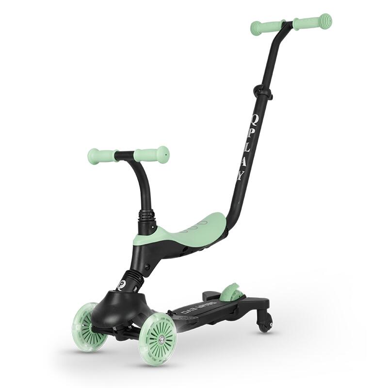 QPlay Sema otroški skiro 6v1 EVO - Green