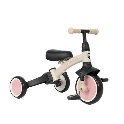 QPlay STAGER otroški tricikel 3v1 - Pink