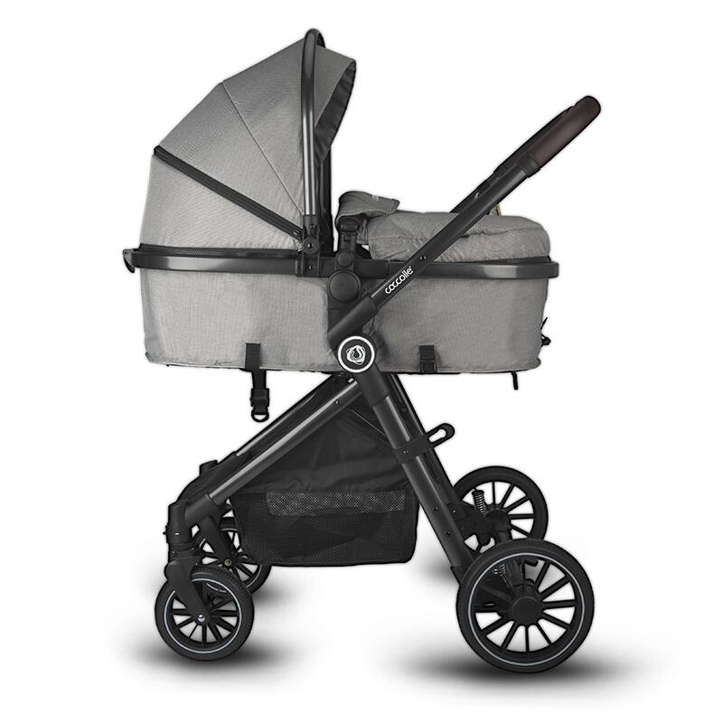 Coccolle Ago otroški voziček 3v1 – Neutral grey