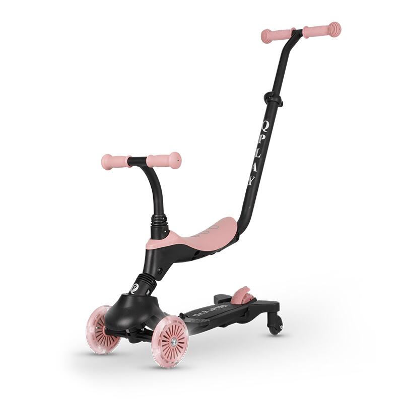 QPlay Sema otroški skiro 6v1 EVO - Pink
