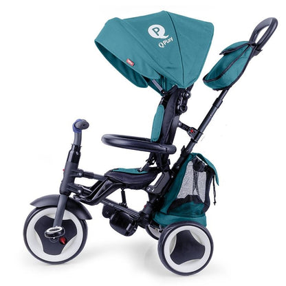 QPlay Rito+ otroški tricikel - Turquoise