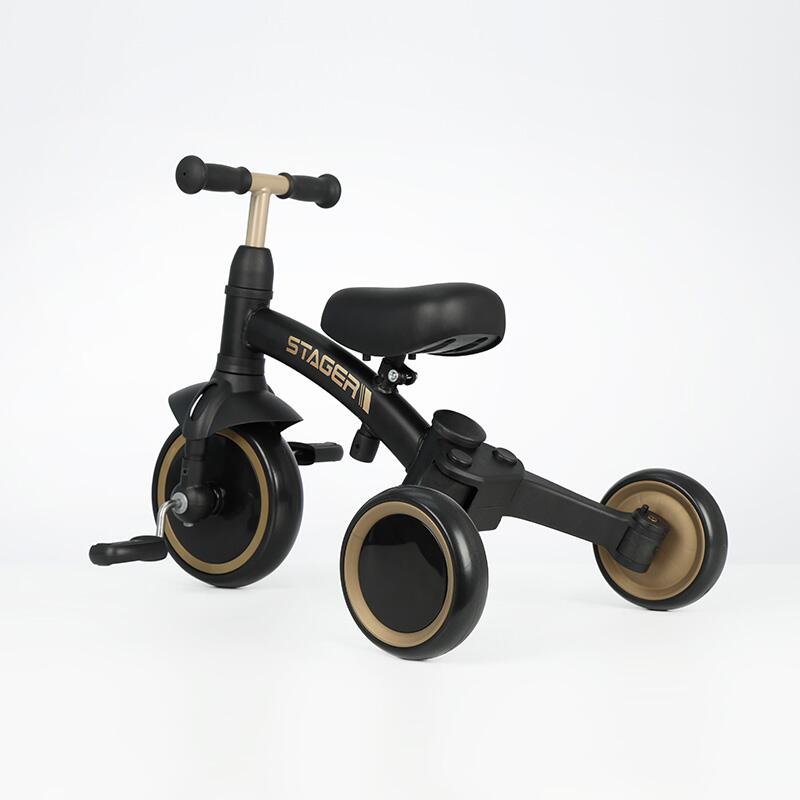 QPlay STAGER otroški tricikel 3v1 - Platinum